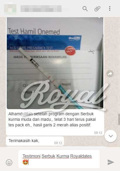 Testimoni 10 : Serbuk Kurma Muda + Madu Murni Saheela