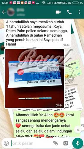 Testimoni 5 : Kurma muda Royal + Madu murni Saheela