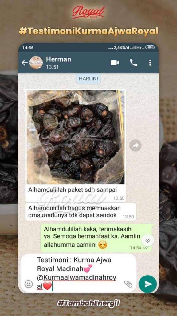 TESTIMONI KURMA AJWA MADINAH ROYAL 1