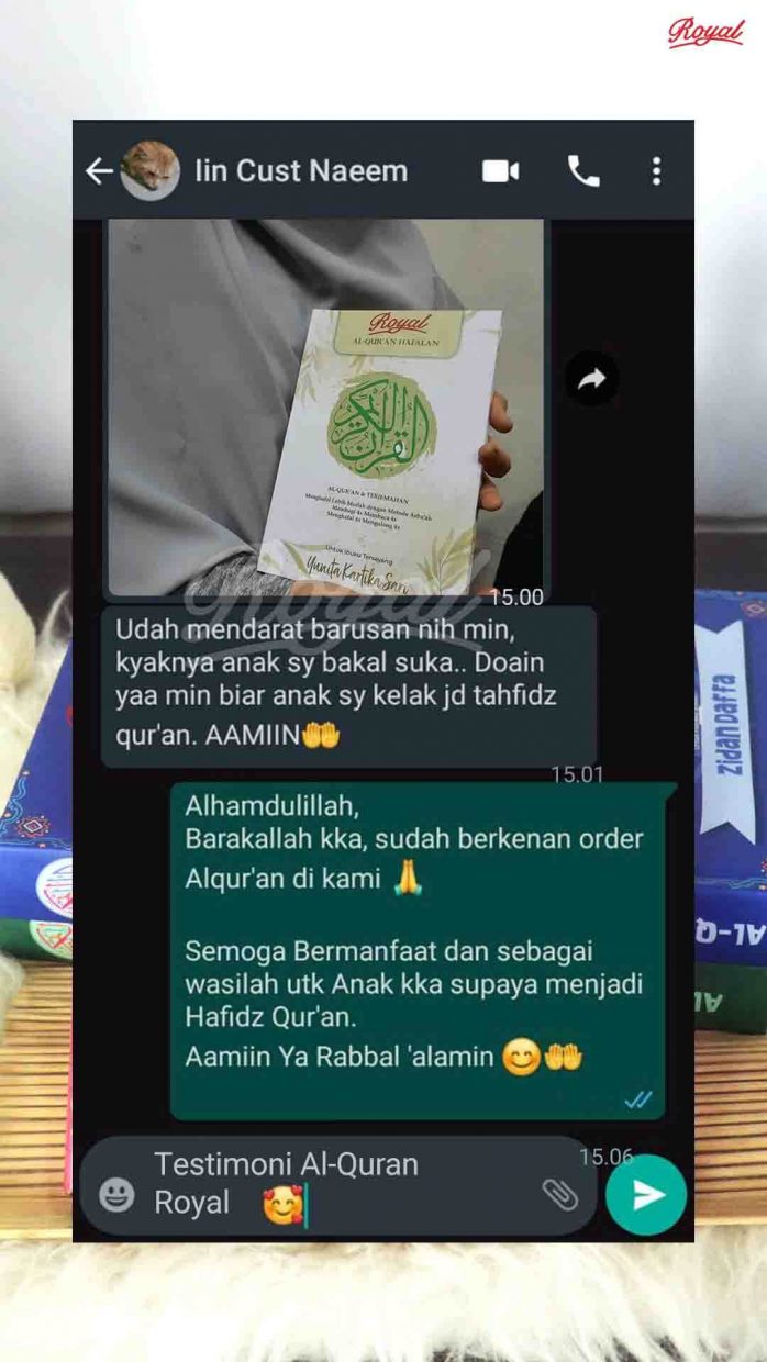 Testimoni Quran Royal Kompres (2)